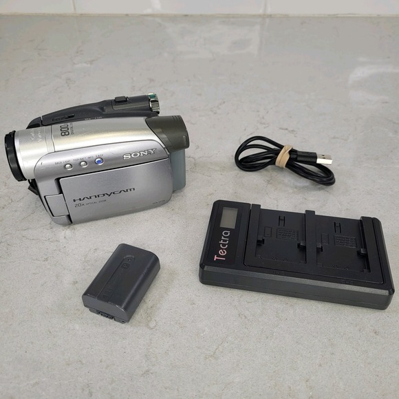 Sony Handycam DCR-HC28 With 2 Batteries And Battery Charger READ - Picture 1 of 12